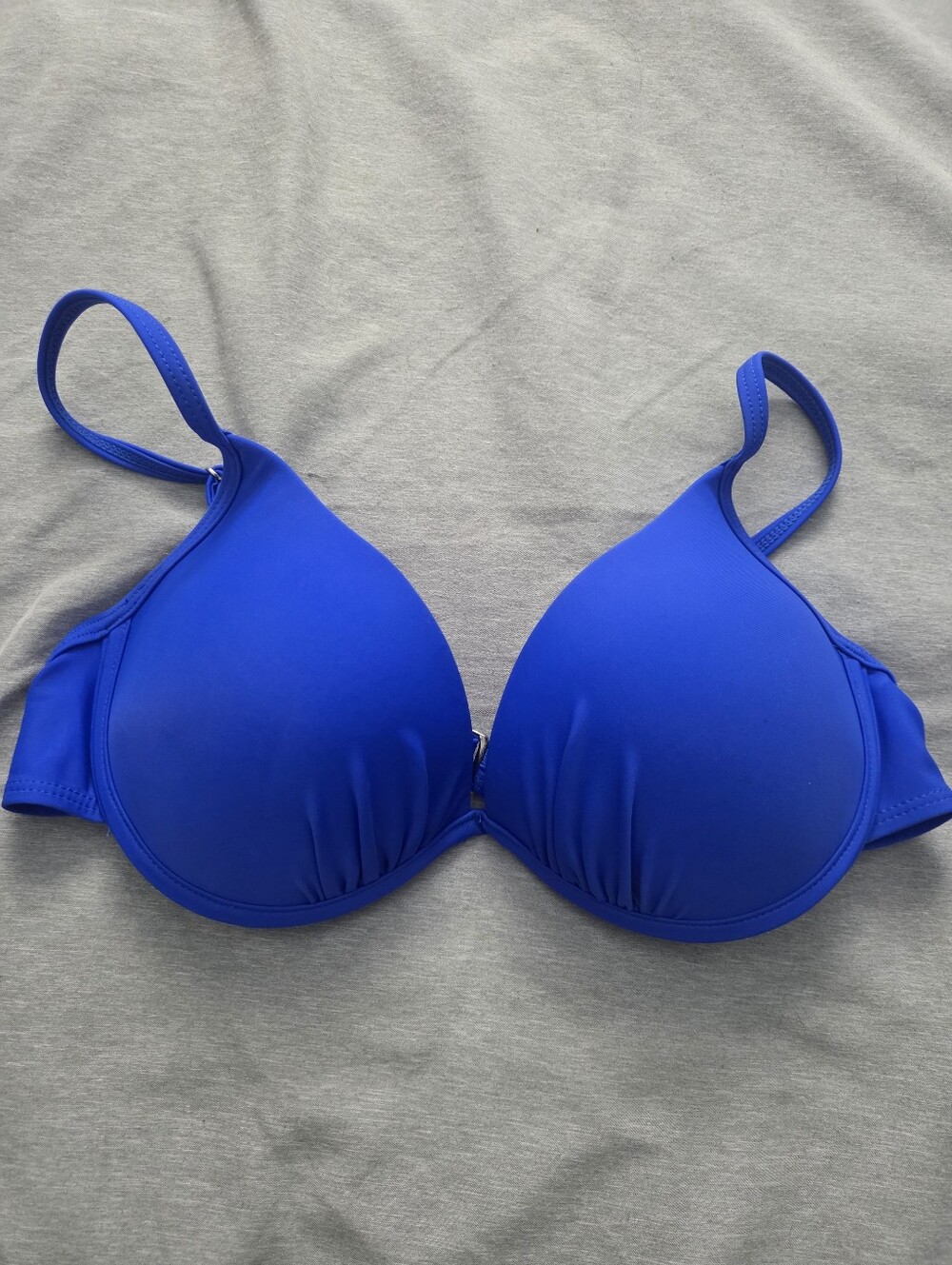 H2Oh Colors Royal Blue Padded Bikini Top Medium